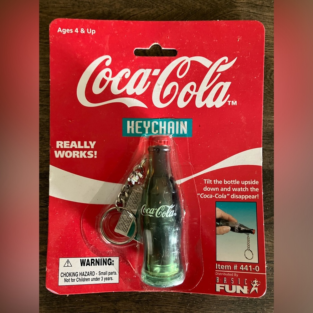 Basic Fun Coca Cola Keychain Item #441-0